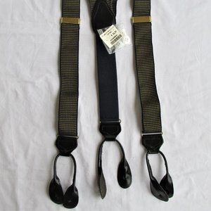 Mens Warehouse (NWT) Suspenders/Leather Fittings